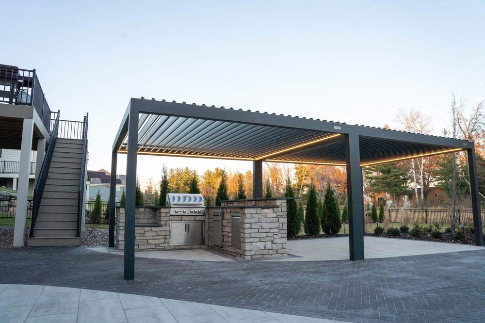 Landscape design & build project in Grant, MN by Schifsky Companies