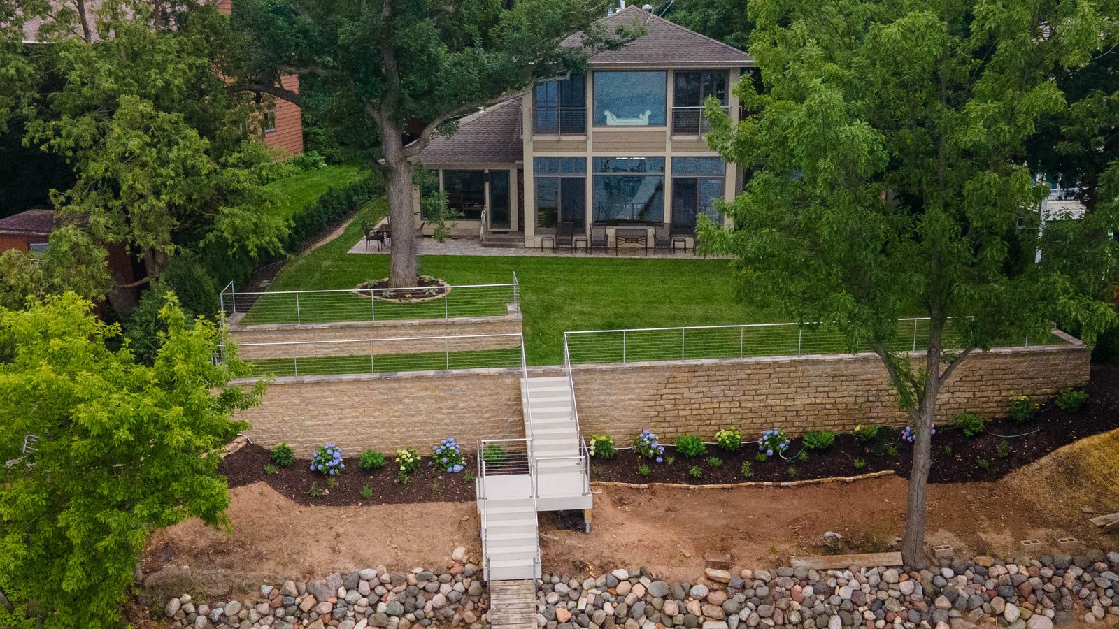 Terraced on White Bear Lake - Schifsky Companies landscape project in Birchwood Village, MN