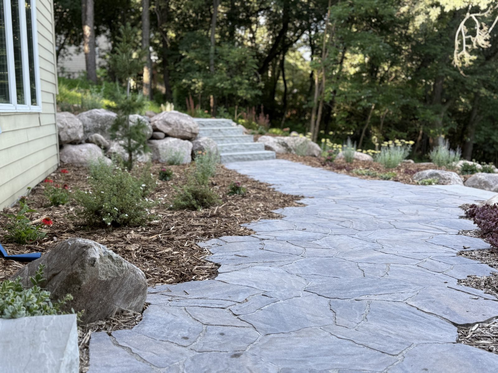 Carved in Stone — landscape project in Dellwood, MN by Schifsky Companies