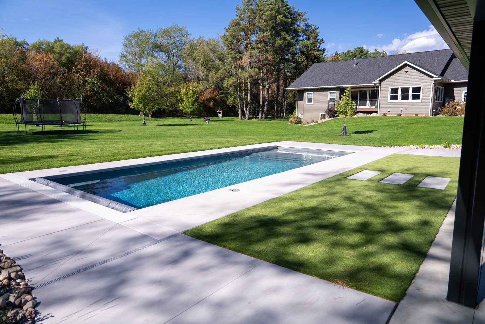 Pool & landscape design in Stillwater, MN: The Backyard Barn, view 3 of 11