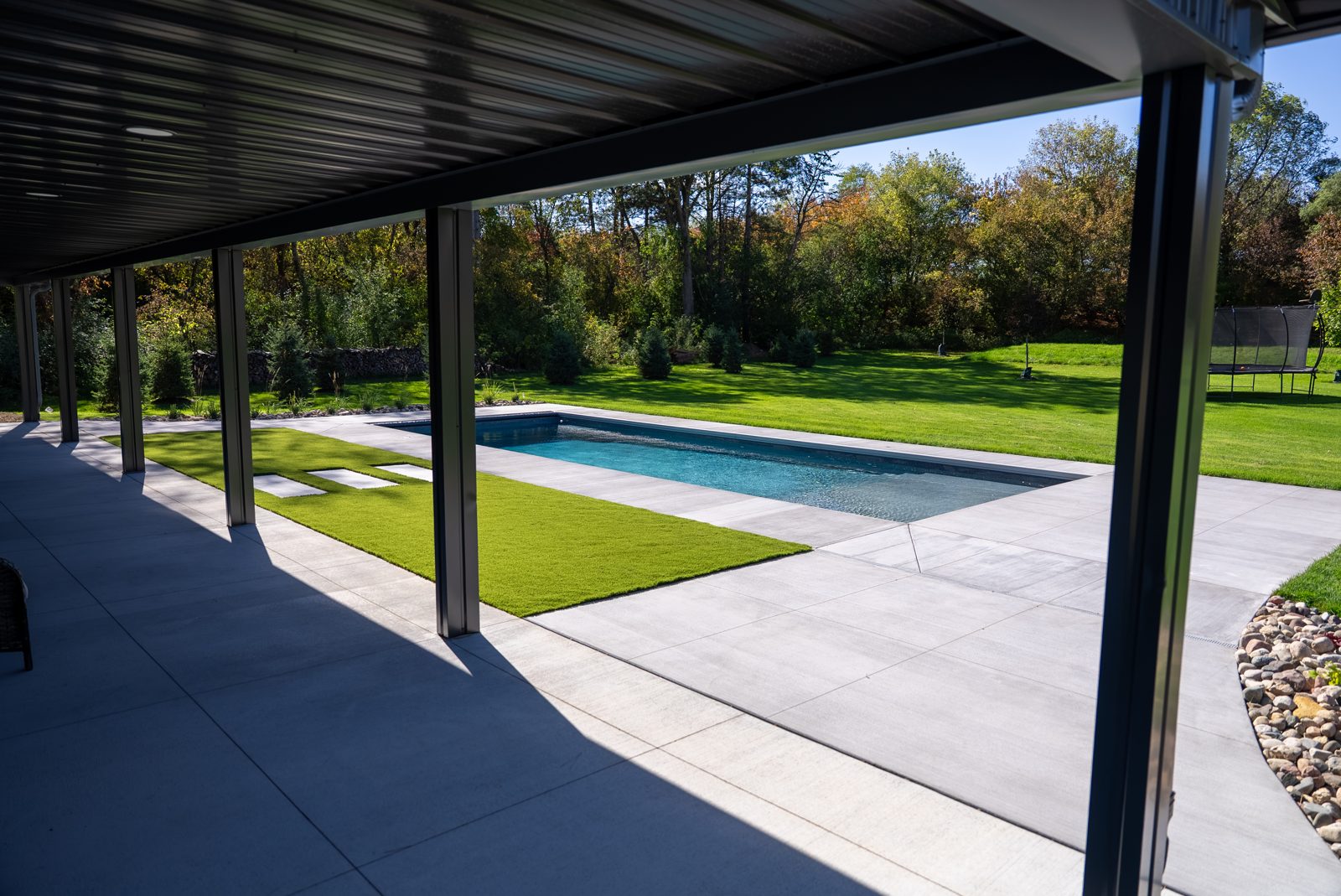 Pool & landscape design in Stillwater, MN: The Backyard Barn, view 6 of 11