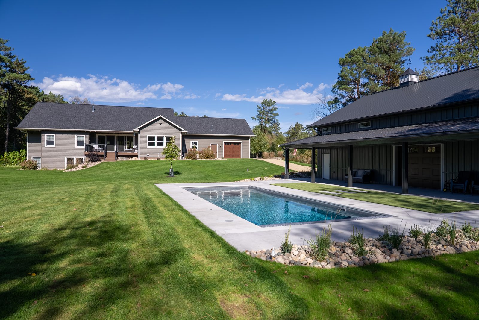 Pool & landscape design in Stillwater, MN: The Backyard Barn, view 7 of 11