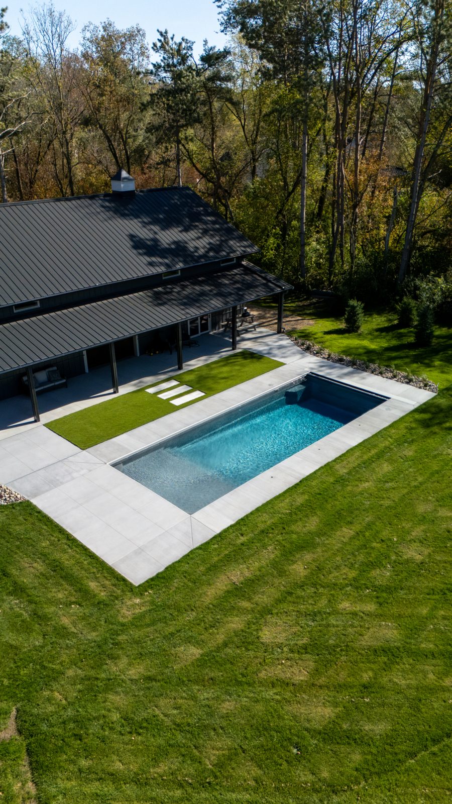 Pool & landscape design in Stillwater, MN: The Backyard Barn, view 11 of 11